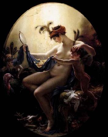 Girodet-Trioson, Anne-Louis Mademoiselle Lange as Danae Germany oil painting art